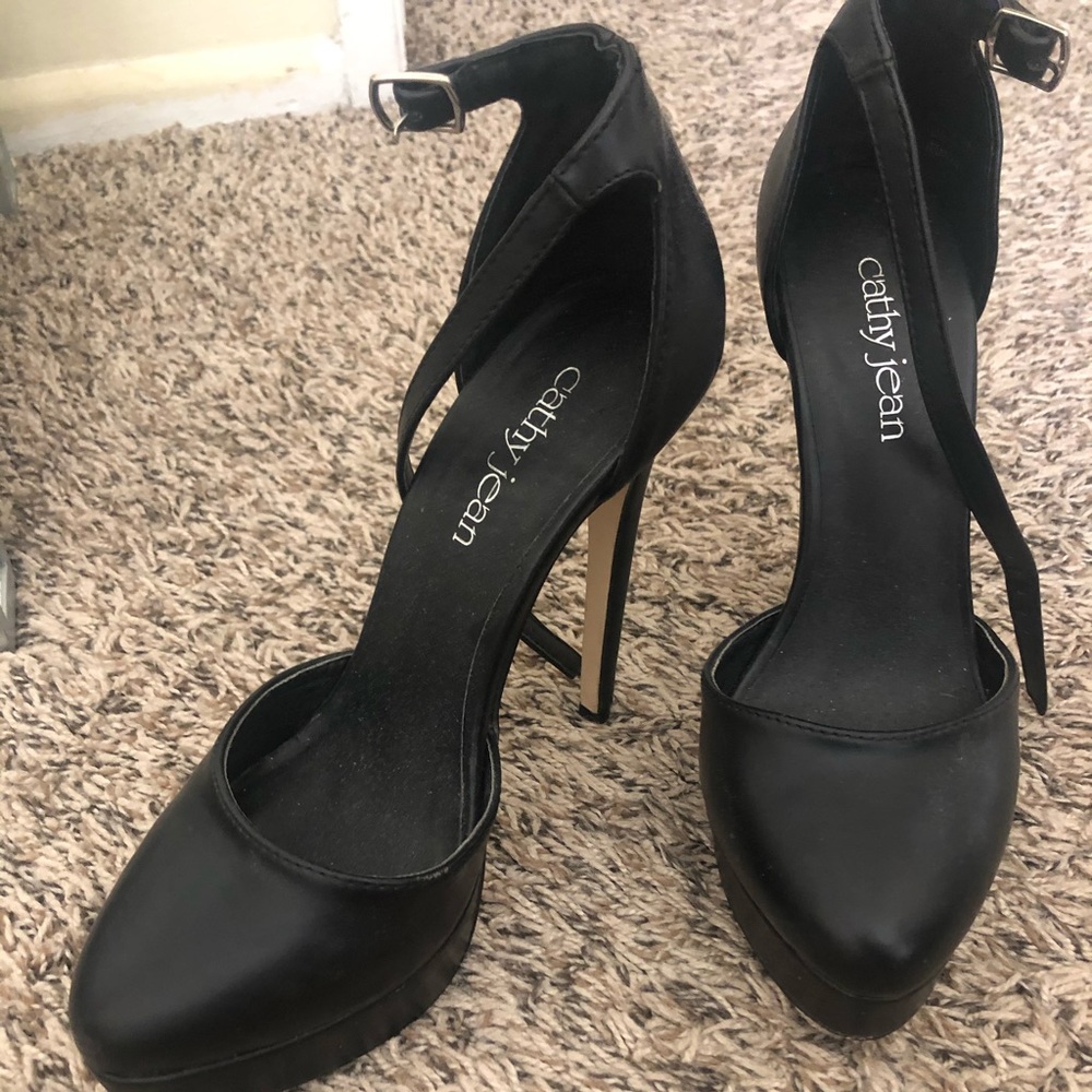Black high heels